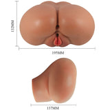 Crazy Bull - Luna Trasero Vibrador Con Vagina Y Ano Realístico Natural Control Remoto