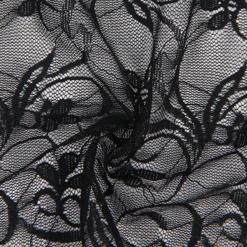 Subblime - 954185 Babydoll De Encaje Con Tirantes Ajustables Negro S/M