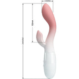 Pretty Love - Brighty Vibrador Punto G + Estimulador Clítoris 30 Vibraciones Rosa