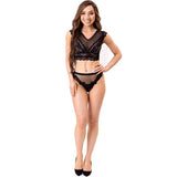 Livco Corsetti Fashion - Elin Lc 20212 Sujetador + Panties Negro S/M