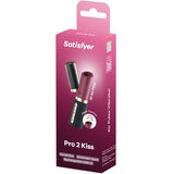 Satisfyer - Pro 2 Kiss Estimulador Clítoris Por Ondas Granate / Negro