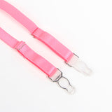 Subblime - 955366 Set Sujetador Con Encaje Y Ligueros Rosa Y Morado L/Xl