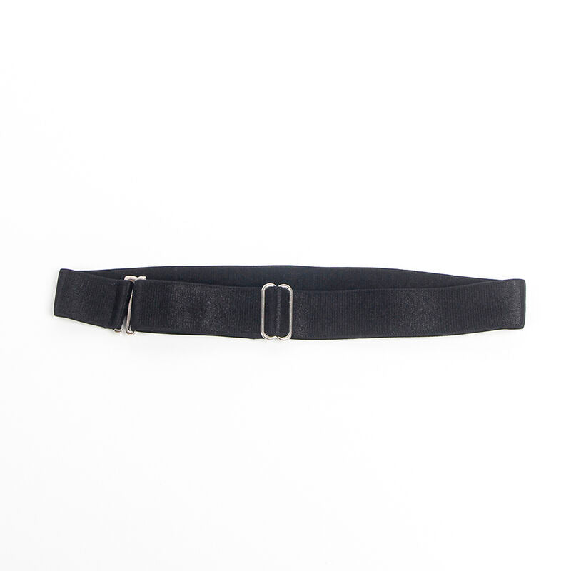 Subblime - 955380 Vestido Con Tirantes De Cuero Negro L/Xl