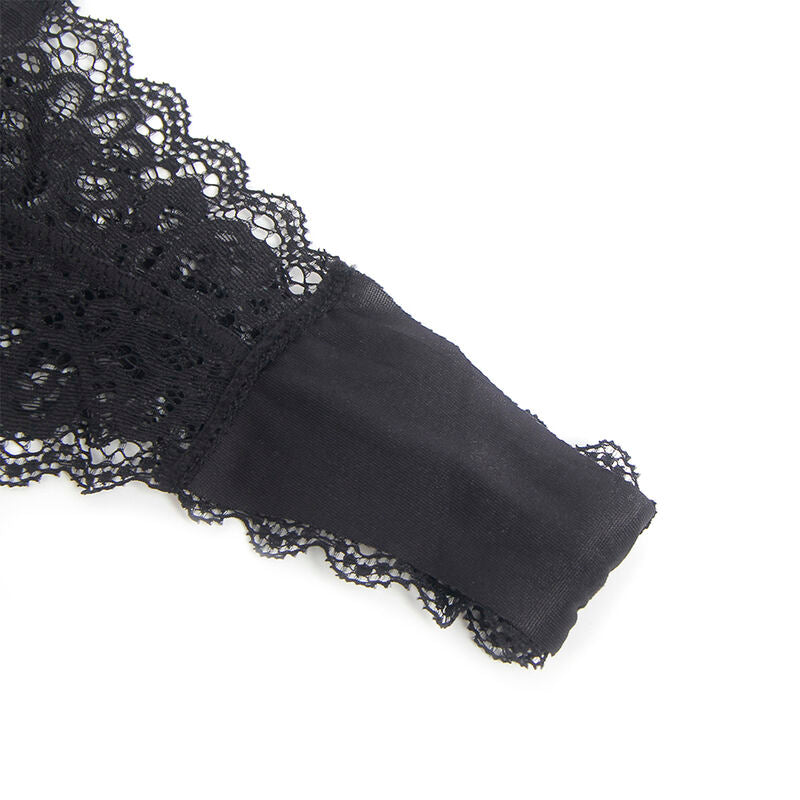 Subblime - 955458 Body Con Cremallera De Cuero Negro S/M
