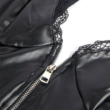 Subblime - 955465 Body Con Cremallera De Cuero Negro L/xl