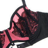 Subblime - 955571 Conjunto Sujetador Con Cremallera De Malla De Charol Rosa S/M