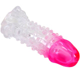 Pretty Love - Wilford Funda Realística Alargadora Con Relieve Para Pene Rosa