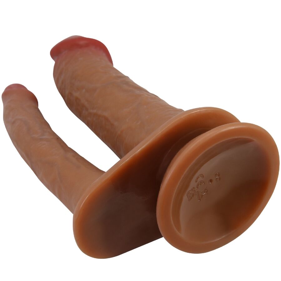 Pretty Love - Hulbert Doble Dildo Realístico Con Vibración Mulato