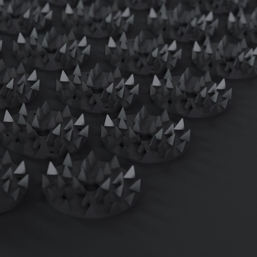 Lelo - Esterilla De Acupresión De Masaje Corporal Negra