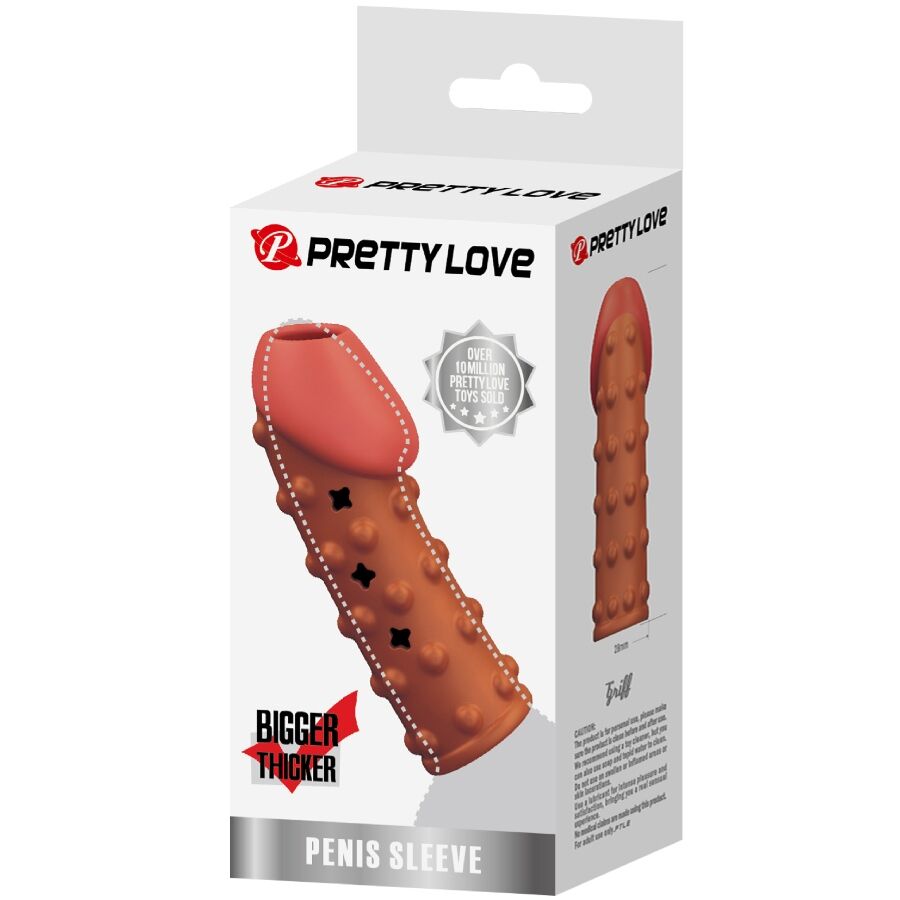 Pretty Love - Funda Para Pene Apretada Y Voluminizadora Natural