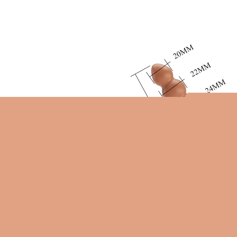 Pretty Love - Funda Para Pene Con Plug Anal Natural