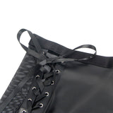 Subblime - 957599 Conjunto Sujetador Y Falda De Cuero Negro L/Xl