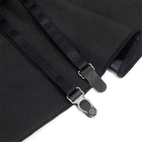 Subblime - 957704 Vestido De Cuero Con Cremallera Y Encaje Negro S/M