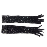 Subblime - 957469 Guantes Transparentes Con Brillo Negro S/M