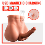 Xise - Bertlett Dildo Ass Masturbador Dildo Y Ano Realístico Posición Frontal Con Thrusting 18 Cm