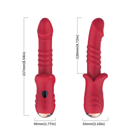 Armony - Dildo Vibrador Estimulador Punto A Rojo