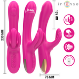 Intense - Britney Vibrador Multifunción Rabbit 23 Cm Rosa