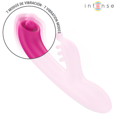 Intense - Christina Vibrador Multifunción Rabbit 22.5 Cm Rosa
