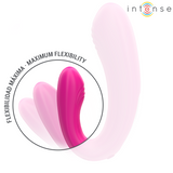 Intense - Janet Estimulador Y Vibrador Dual En Forma De U Con Control Remoto Rosa