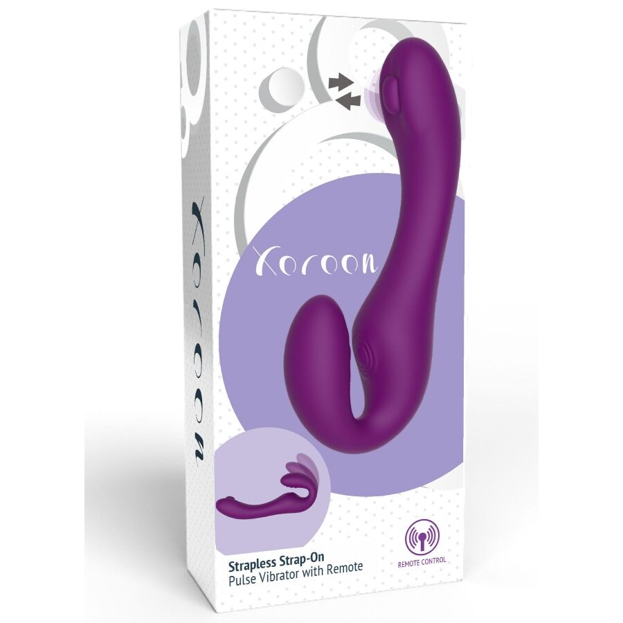 Strapless Vibrador De Pulsación Con Mando