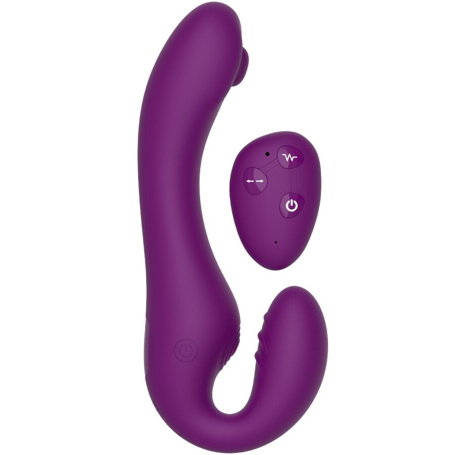 Strapless Vibrador De Pulsación Con Mando