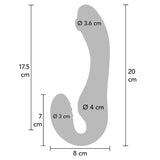 Strapless Vibrador De Pulsación Con Mando