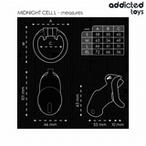Addicted Toys Locked - Mindnight Cell Jaula Para Pene Talla L