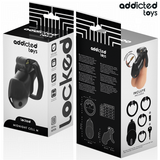 Addicted Toys Locked - Mindnight Cell Jaula Para Pene 4.2 Cm Talla M
