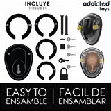 Addicted Toys Locked - Keyless Restraint Jaula Para Pene 11,5 Cm