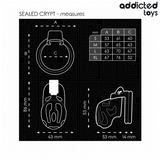 Addicted Toys Locked - Sealed Crypt Jaula Para Pene 8 Cm
