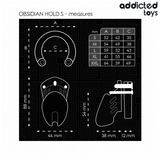 Addicted Toys Locked - Obsidian Hold Jaula Para Pene Talla S