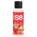 Stimul8 - S8 4 En 1 Lubricante Postre Fresa 125 Ml