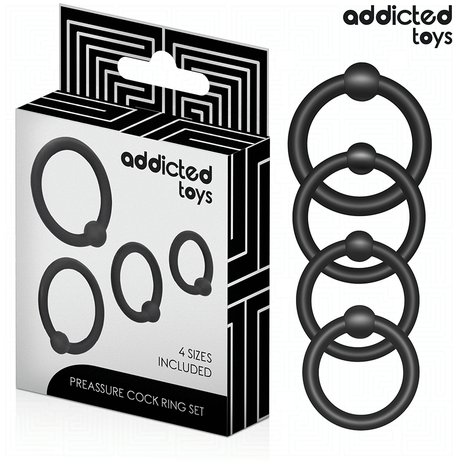 Addicted Toys - Set Anillos Silicona De Presión