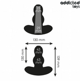 Addicted Toys - Plug Anal Hueco Silicona Talla Xl 13,9 Cm