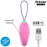 Oninder Cute - Love Pleasure Huevo Vibro-Rotador 360 Silicona - App Mundial Gratuita