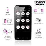 Oninder Cute - Love Pleasure Huevo Vibro-Rotador 360 Silicona - App Mundial Gratuita