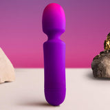 Rocks- Off - Glo- Girl Vibrador Wand Mini Morado