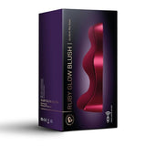 Vibrador Del Punto G Varita Wand  Ruby Glow Blush Rojo