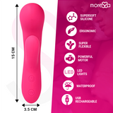 Moressa - Jerry Clip Vibrador Punto G Y Clitoris Premium Silicone Recargable