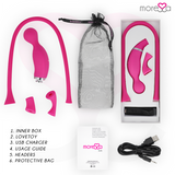 Moressa - Kirk Duo Succionador + Masajeador Multi Prestaciones Premium Silicone Recargable
