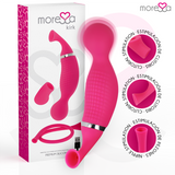 Moressa - Kirk Duo Succionador + Masajeador Multi Prestaciones Premium Silicone Recargable