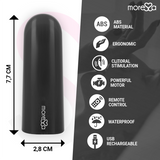 Moressa - Nix Potente Vibrador Multi Juegos Control Remoto Negro