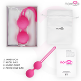 Moressa - Osian Two Entrenamiento Suelo Pelvico 101gr Premium Silicona Rosa