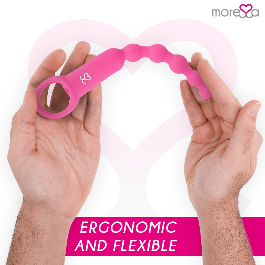 Moressa - Ronie Potente Rosario Anal Control Remoto  Rosa