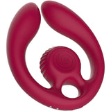 Snail Vibe - Gizi Dúo Estimulador De Parejas Control Remoto Burdeos