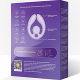 Snail Vibe - Gizi Dúo Estimulador De Parejas Control Remoto Lila