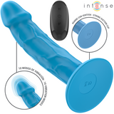Intense - Phoebe Vibrador Realístico 10 Vibraciones Azul Control Remoto