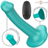 Intense - Katie Vibrador Con Ventosa 10 Vibraciones Azul Oscuro Control Remoto