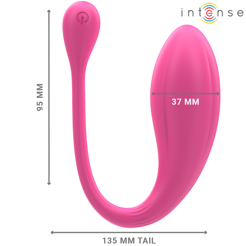 Intense - Janice Vibrador U Doble Estimulación 10 Vibraciones Rosa Control Remoto