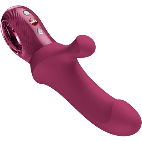 Fun Factory - Bi Stronic Curve Conejo Estimulador De Empuje Burdeos